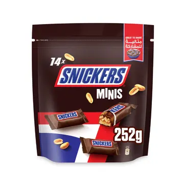 Snickers Chocolate Minis Original Pouch 252g
