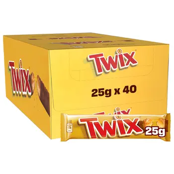 Twix Original Chocolate Bar 1 Bar 40×25g