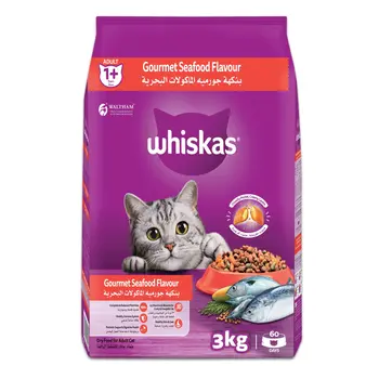 Whiskas Gourmet Seafood Dry Cat Food 3Kg