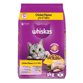 Whiskas Chicken Dry Cat Food 3Kg