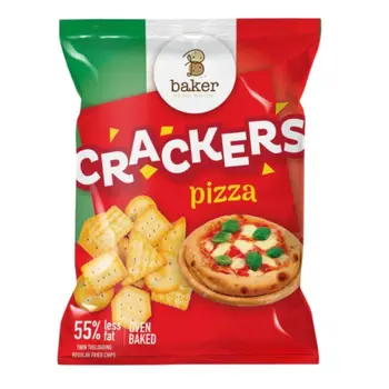 Baker Pizza Crackers 55% Less Fat 125g