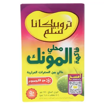 Tropicana Slim Monk Fruit Sweetener 50 Bags