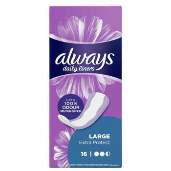 أولويز فوطة يومية حماية إضافية طويلة 16قطعة