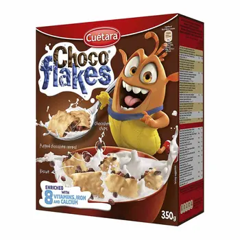 كيوتارا شوكو فليكس خليط رقائق الشوكولاته والبسكويت غني بالفيتامينات 350جرام