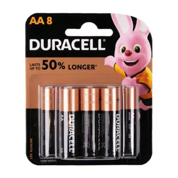 دوراسيل بطاريات قلوية بلس باور AA ٨قطعة