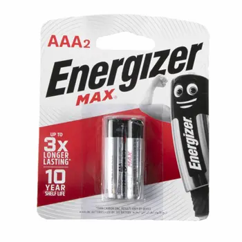 انرجايزر بطارية جافة ماكس AAA ٢قطعة