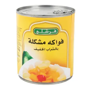 فرشلي فواكه مشكلة بالشراب الخفيف ٨٤٠جرام