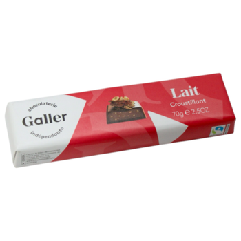 Galler Chocolaterie IndependanteLait Croustillant 70g