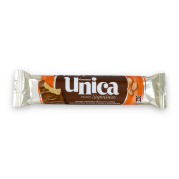 Gandour Unica Signature Chocolate Coated Wafers with Peanut Cream Filling 34g