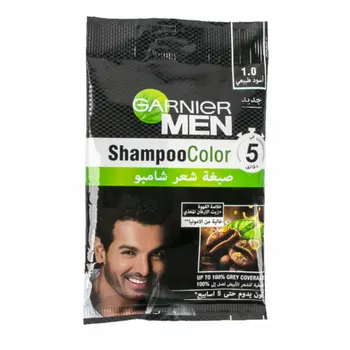 غارنييه صبغة شعر شامبو للرجال أسود طبيعي ١.٠ ١قطعة