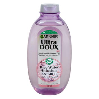 غارنييه الترا دو شامبو منعم بخلاصة ماء الأرز و النشا ٦٠٠مل