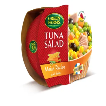 جرين فارمز سلطة تونا بخلطة الذرة ١٦٠جرام