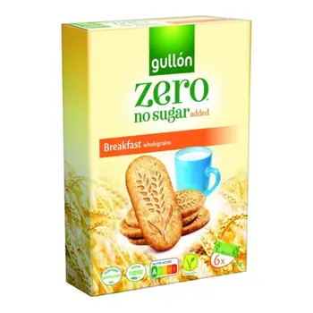 Gullón Zero No Sugar Added Breakfast Wholegrain Biscuits 216g