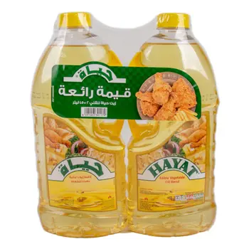 Hayat Edible Vegetable Oil Blend 2×1.5L