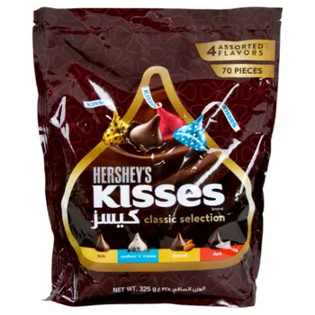 هرشيز كيسز شوكولاتة كلاسيكية متنوعة ٣٢٥جرام