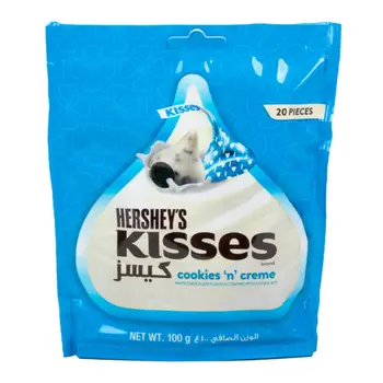 Hershey's Kisses Cookies 'n' Creme Chocolate 100g