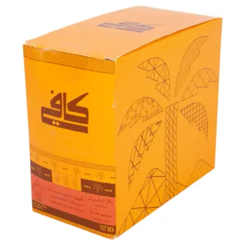 كافي قهوة سعودية سريعة التحضير بالزعفران ١٠×٣٠جرام