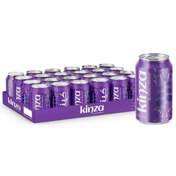 Kinza Blackcurrant Carbonated Drink 24×360Ml