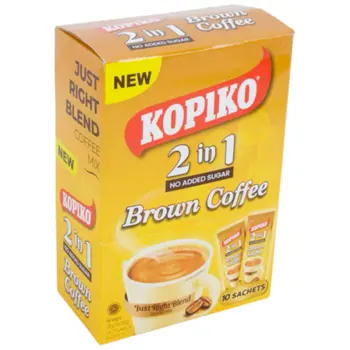 كوبيكو قهوة بنية ٢ في ١ سريعة التحضير ١٠×١٣.٥جرام