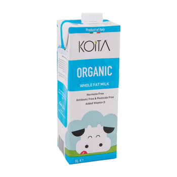 كويتا حليب عضوي كامل الدسم ١ لتر