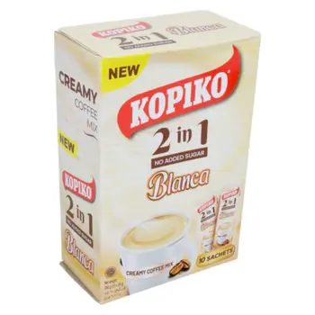 كوبيكو قهوة بلانكا كريمية ٢ في ١ سريعة التحضير ١٠×٢٤جرام