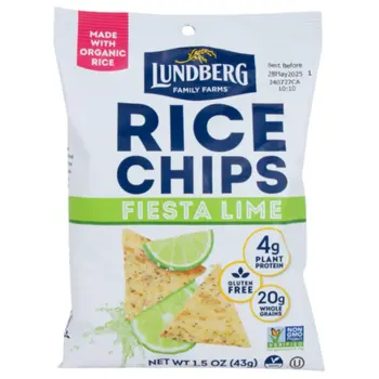 لوندبيرغ رقائق أرز نكهة فيستا ليمون ١٫٥أونصة
