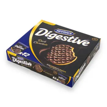 McVitie's Digestive Dark Chocolate Biscuit 12×33.3g