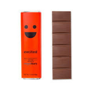 Moodibars Excited Milk Chocolate Toffee Crunch 1.75oz