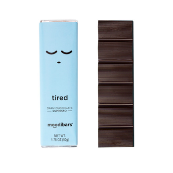 Moodibars Tired Dark Chocolate Espresso Bar 1.75oz