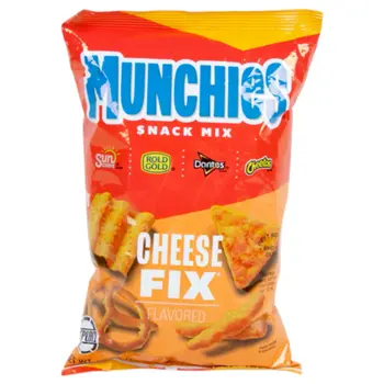 منشيز وجبات خفيفة متنوعة بنكهة الجبنة ٩.٢٥ اونصه