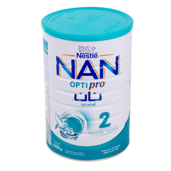 نان اوبتي برو ٢ تركيبة غذائية متابعة أساسها حليب البقر مع الحديد (من ٦ حتى ١٢ شهر) ١٨٠٠جرام