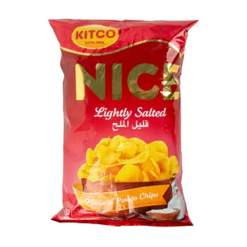 نايس رقائق البطاطا الطبيعية قليلة الملح ١٧٠جرام