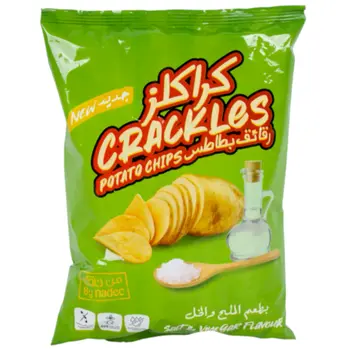Nadec Crackles Salt & Vinegar Chips 40g