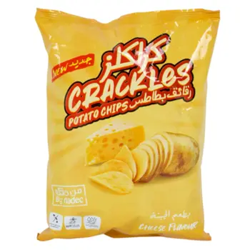 Nadec Crackles Cheese Chips 40g