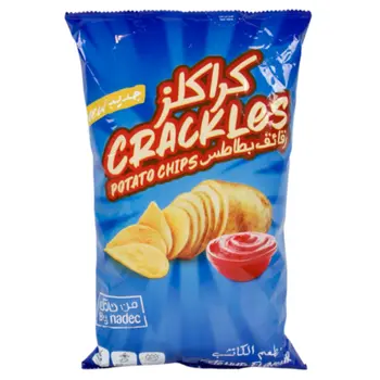 Nadec Crackles Tomato Ketchup Chips 155g