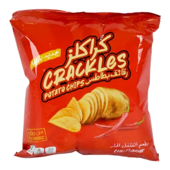 Nadec Crackles Spicy Chilli Chips 21g