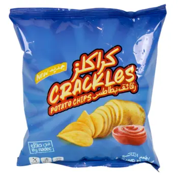 Nadec Crackles Tomato Ketchup Chips 21g