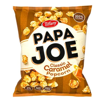 Tiffany Papa Joe Classic Caramel Popcorn 50g