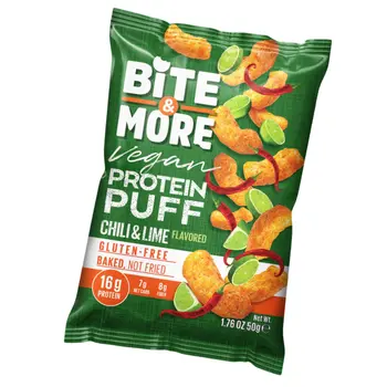 Right Bite Chili Lime Protein Puff 50g