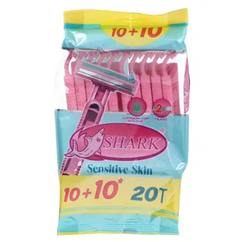 Shark Sensitive Skin Disposable Razors 20 Pieces
