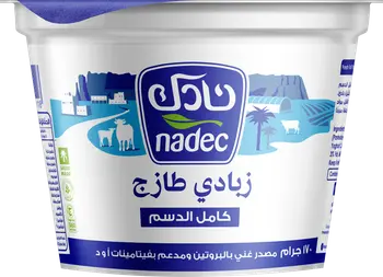نادك زبادي طازج كامل الدسم 170جرام