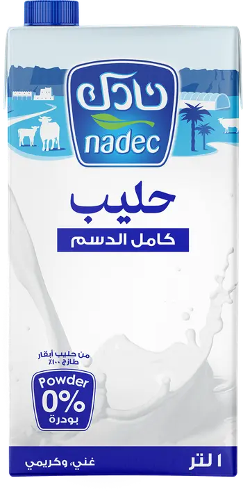 Nadec Full Fat UHT Milk 1L