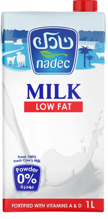 نادك حليب طويل الأجل قليل الدسم 1لتر