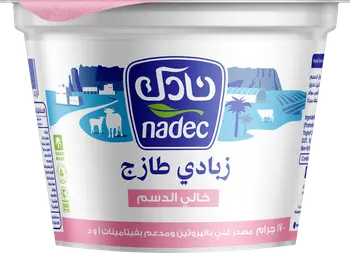 نادك زبادي خالي الدسم 170جرام