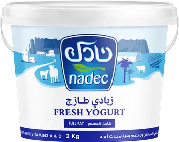 نادك زبادي كامل الدسم 2كيلو