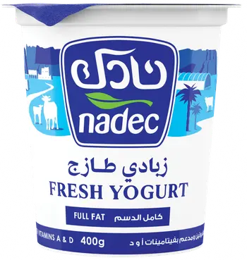 نادك زبادي كامل الدسم 400جرام