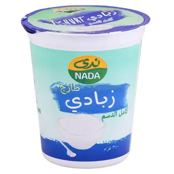 ندى زبادي طازج كامل الدسم 380 جرام