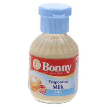 Bonny Low Fat Evaporated Milk Glass 170g