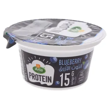آرلا بروتين زبادى بنكهة التوت الأزرق 150جرام