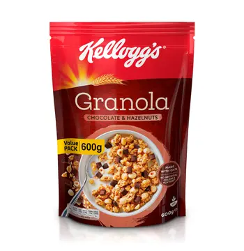 كيلوقز جرانولا بالشوكولاتة والبندق 600 جرام